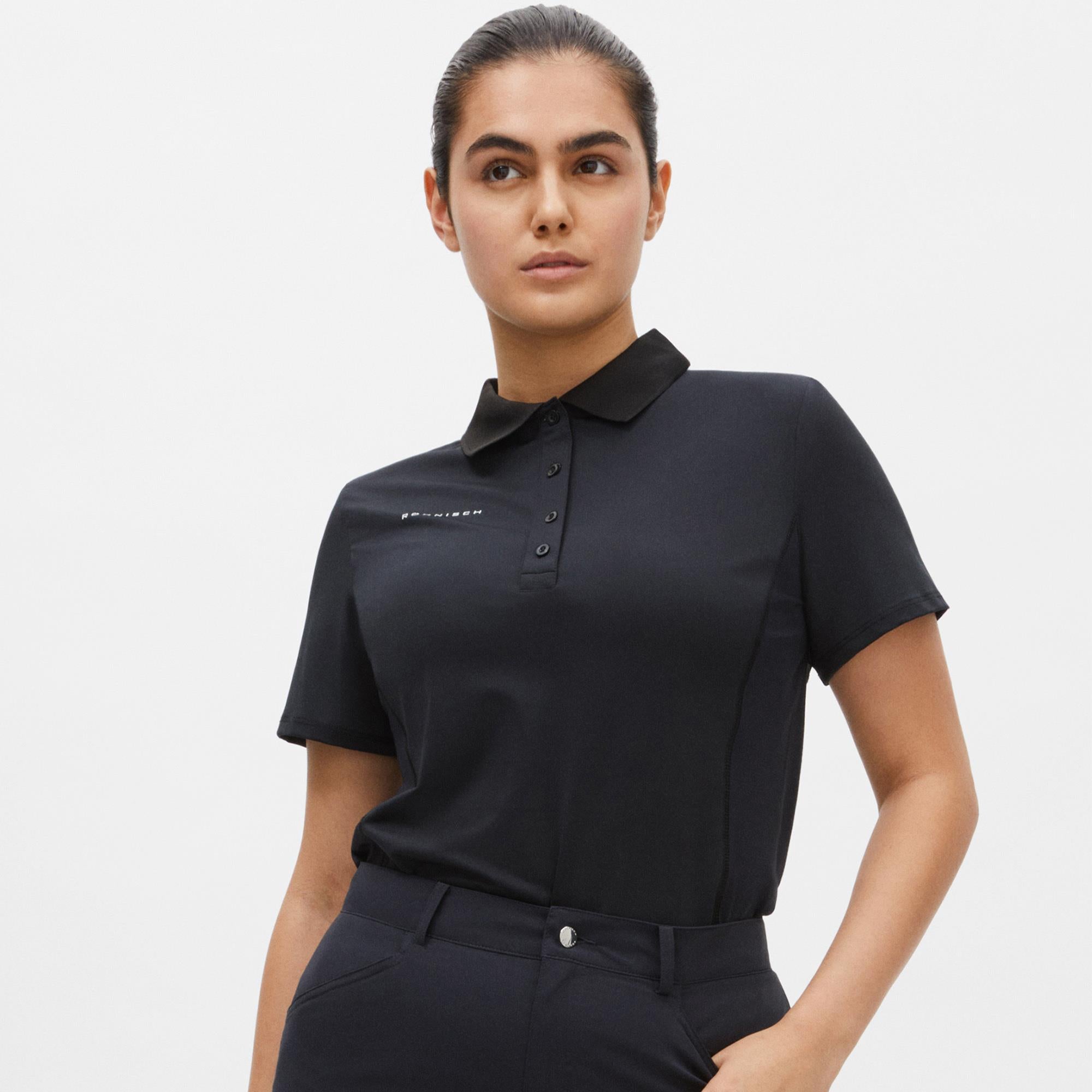 Rohnisch Nicky Ladies Golf Polo Shirt Black